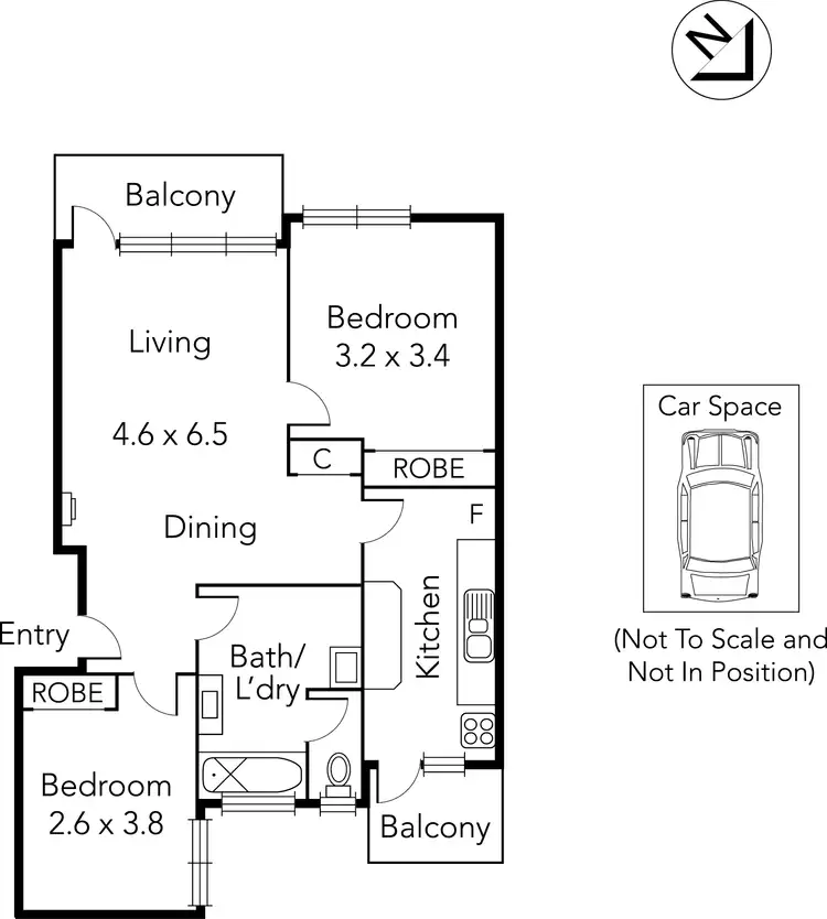 Floorplan of Homely apartment listing, 20/45 James Street, Preston VIC 3072