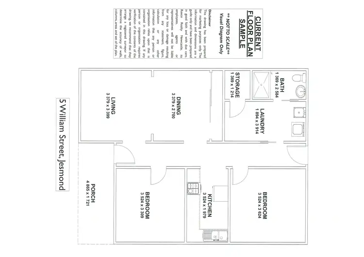 Floorplan of Homely house listing, 5 William Street, Jesmond NSW 2299