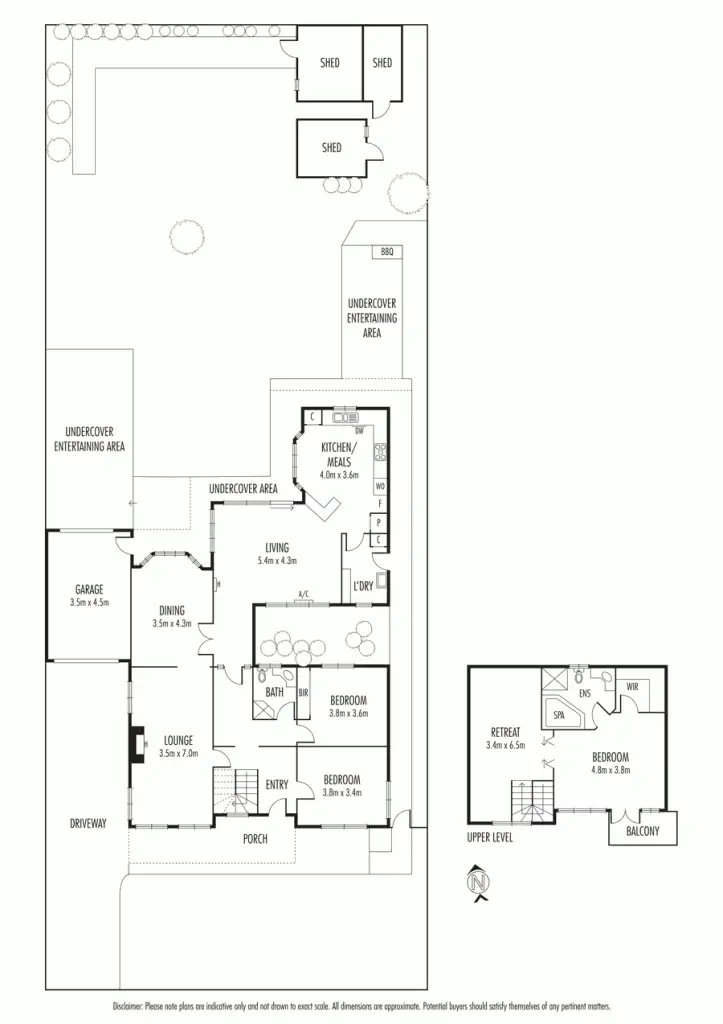 Floorplan of Homely house listing, 51 Esplanade, Seaholme VIC 3018