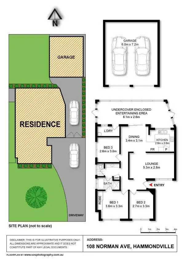 Floorplan of Homely house listing, 108 Norman Avenue, Hammondville NSW 2170