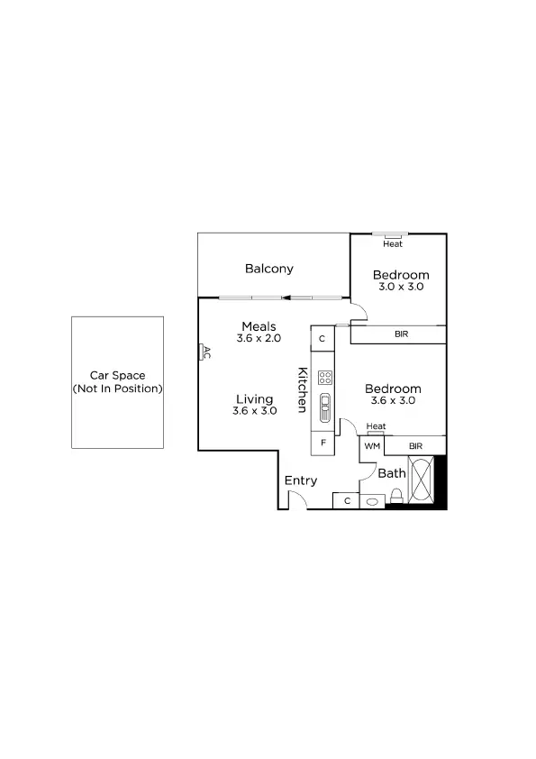 Floorplan of Homely house listing, 25/46 Eucalyptus Drive, Maidstone VIC 3012
