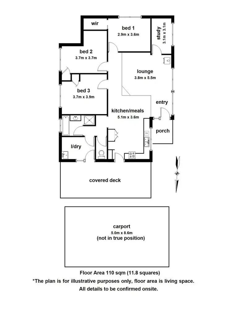 Floorplan of Homely house listing, 2 Upton Road, Emerald VIC 3782
