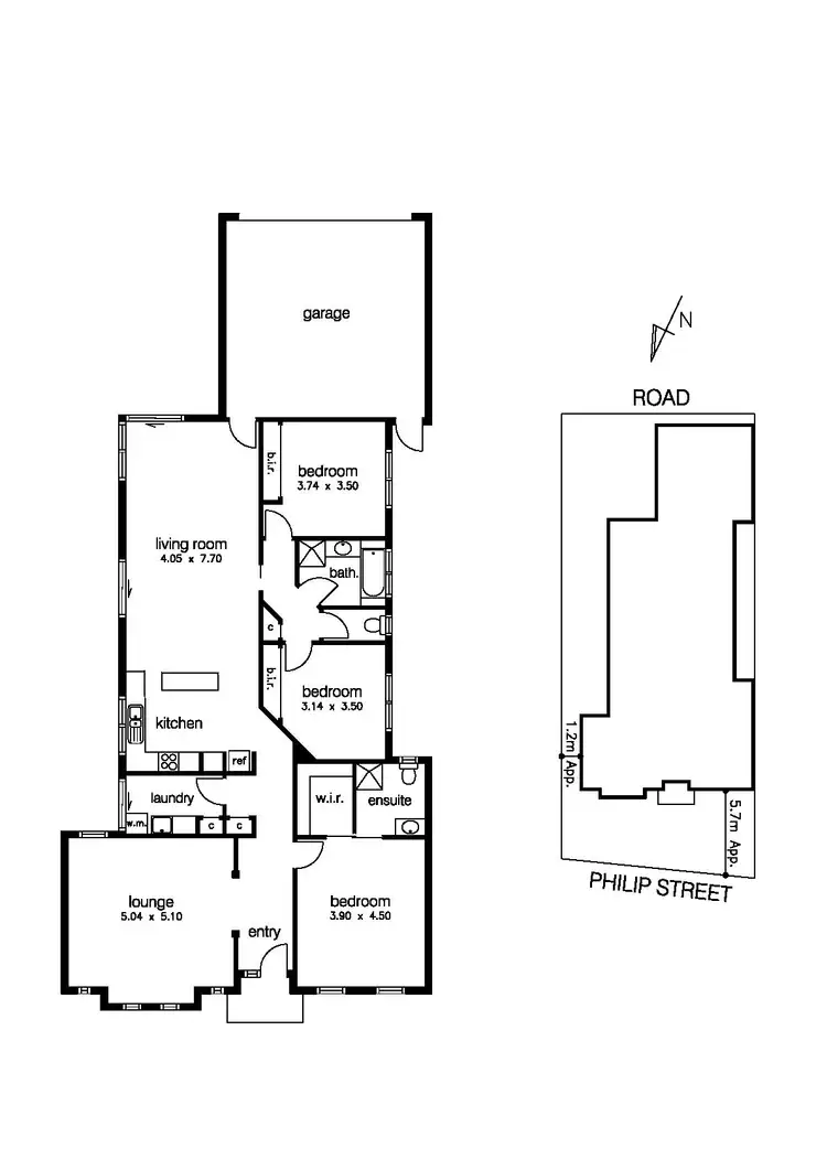 Floorplan of Homely house listing, 23 Philip Street, Altona Meadows VIC 3028