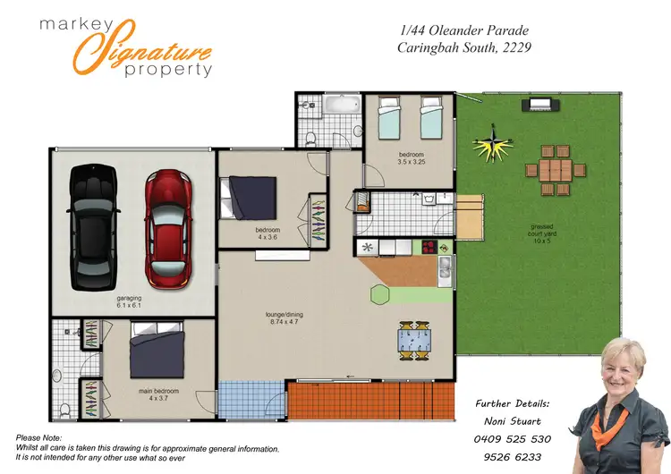 Floorplan of Homely villa listing, 1/44 Oleander Parade, Caringbah South NSW 2229