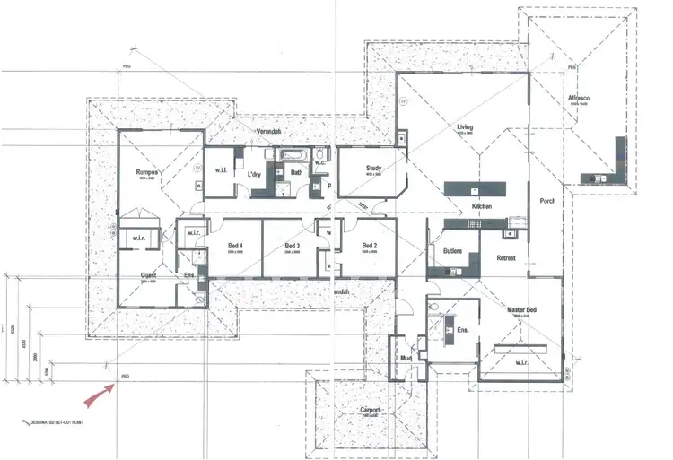 Floorplan of Homely house listing, 200 Magpie Lane, Wooragee VIC 3747