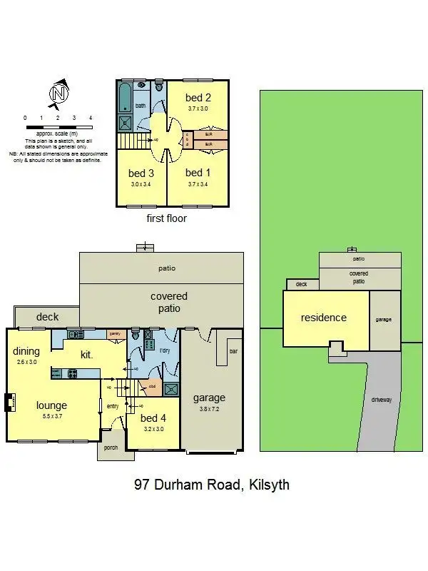 Floorplan of Homely house listing, 97 Durham Road, Kilsyth VIC 3137