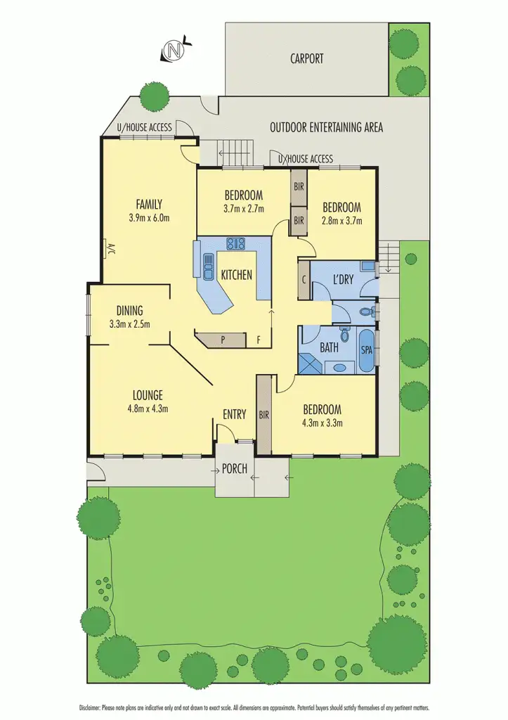 Floorplan of Homely unit listing, 1/76 Russell Crescent, Doncaster East VIC 3109