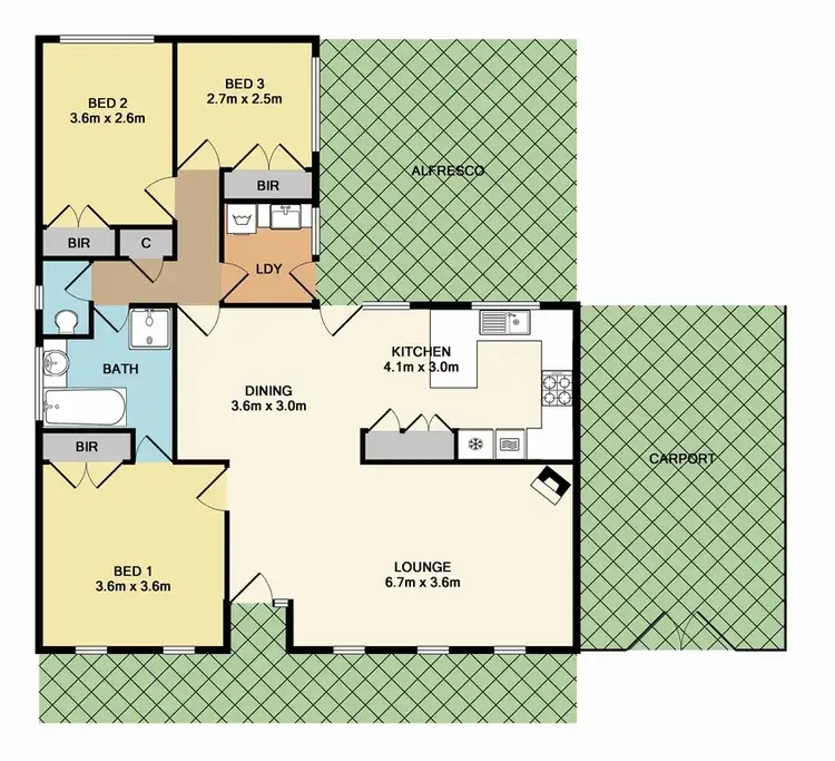 Floorplan of Homely house listing, 32 Fore Street, Whittlesea VIC 3757