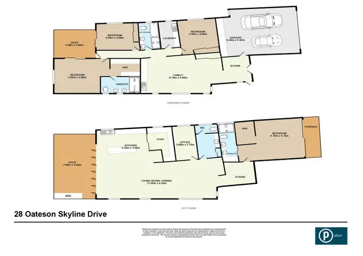 Floorplan of Homely house listing, 28 Oateson Skyline Drive, Seven Hills QLD 4170