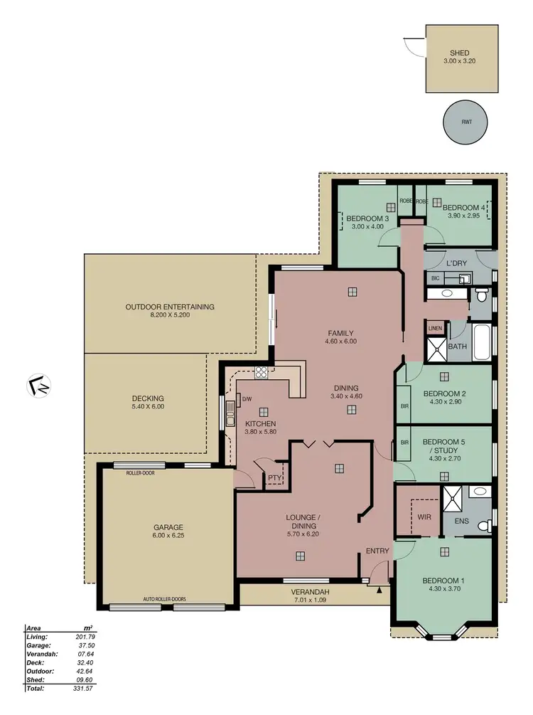 Floorplan of Homely house listing, 9 Taramore Close, Littlehampton SA 5250