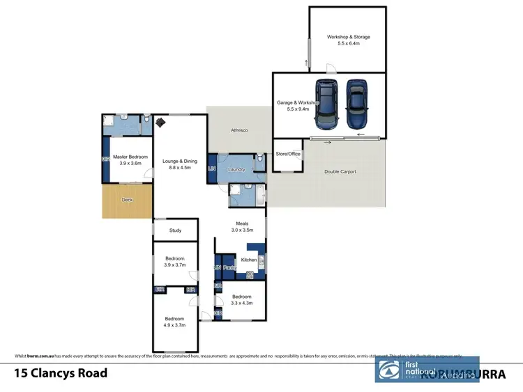 Floorplan of Homely house listing, 15 Clancys Road, Korumburra VIC 3950