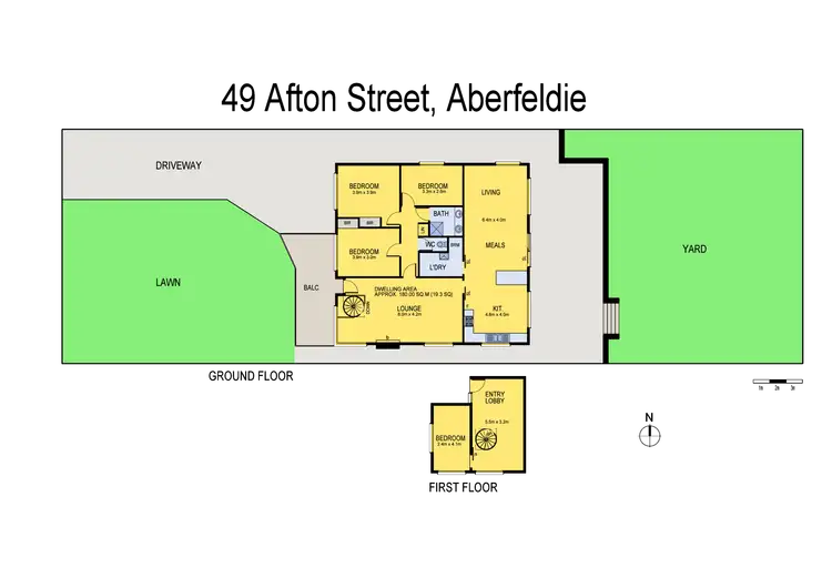 Floorplan of Homely house listing, 49 Afton Street, Aberfeldie VIC 3040