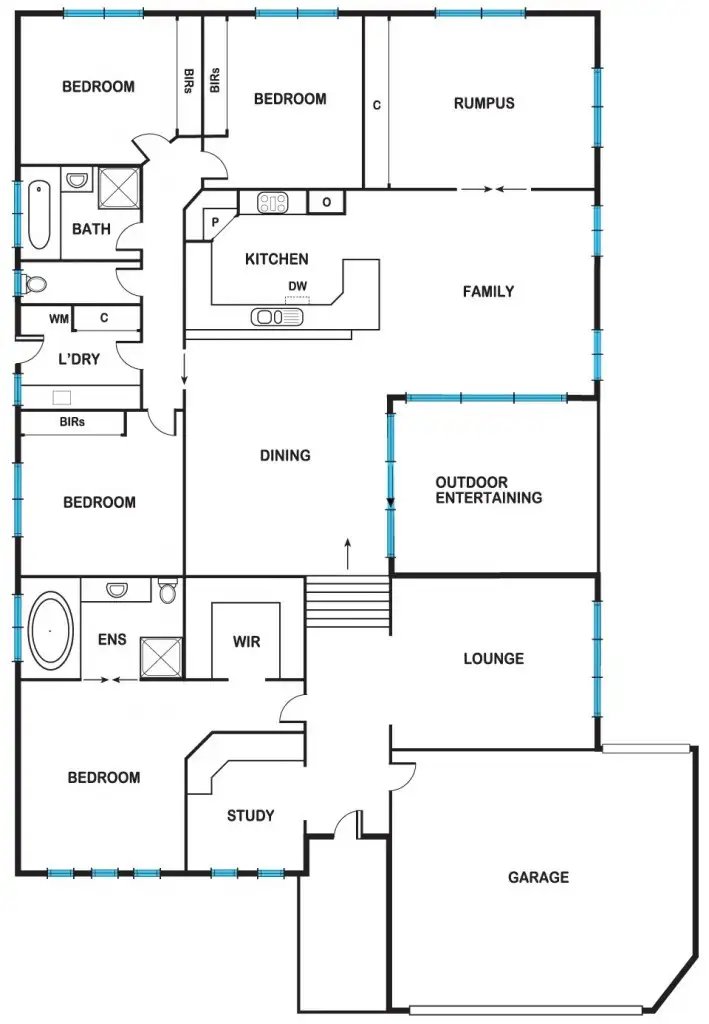 Floorplan of Homely house listing, 4 Liston Close, Canadian VIC 3350