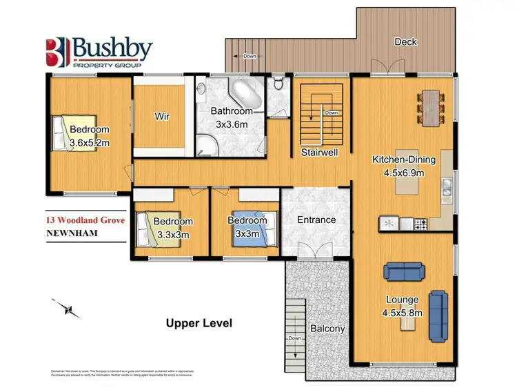 Floorplan of Homely house listing, 13 Woodland Grove, Newnham TAS 7248