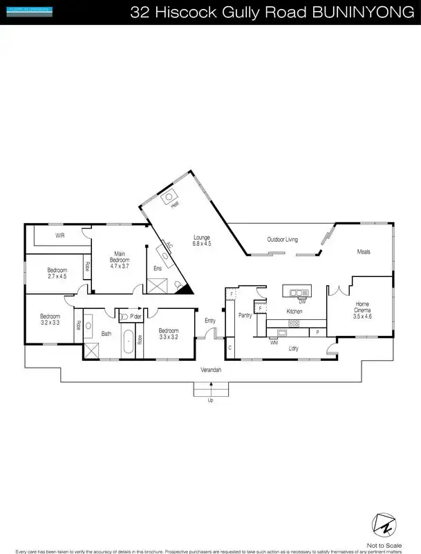 Floorplan of Homely house listing, 32 Hiscock Gully Road, Buninyong VIC 3357