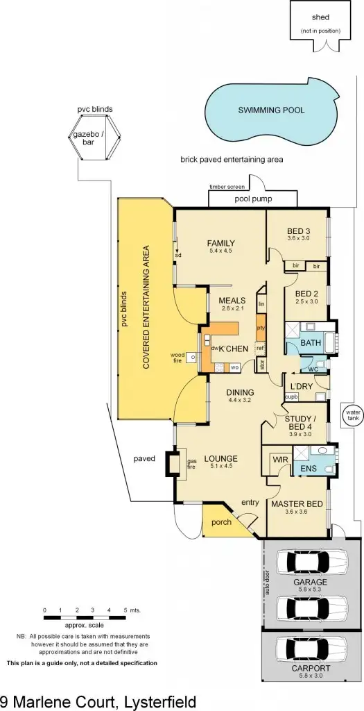 Floorplan of Homely house listing, 9 Marlene Court, Lysterfield VIC 3156