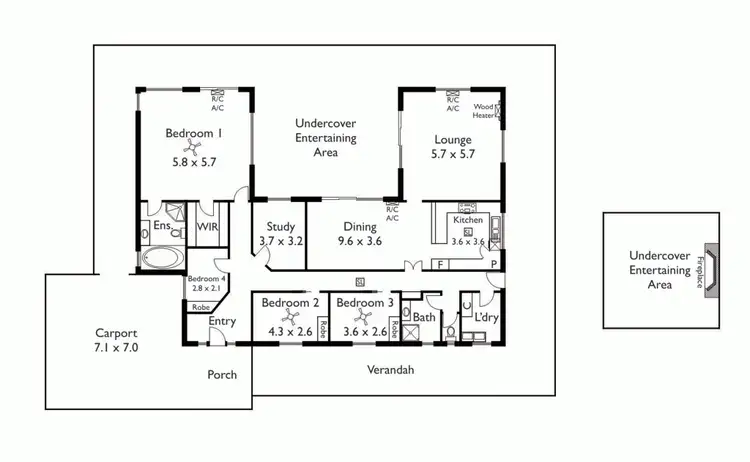 Floorplan of Homely rural property listing, LOT 1, 130 Nosworthy Road, Torrens Vale SA 5203
