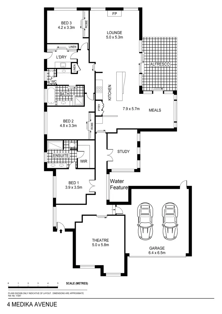 Floorplan of Homely house listing, 4 Medika Avenue, Kangaroo Flat VIC 3555