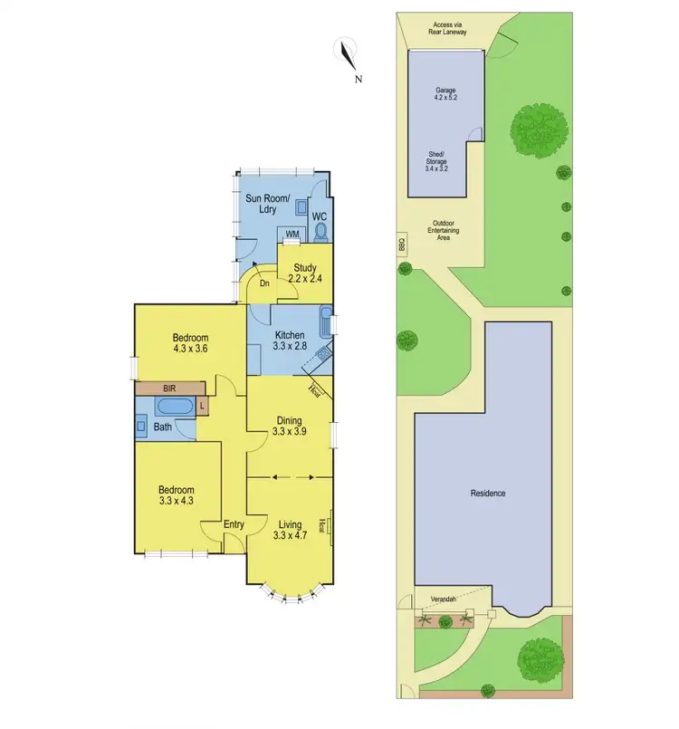 Floorplan of Homely house listing, 92 Foster Street, Geelong VIC 3220