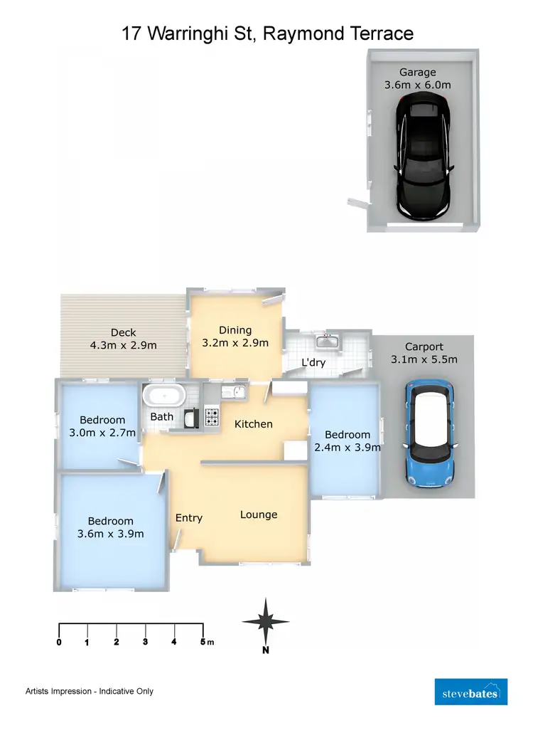 Floorplan of Homely house listing, 17 Warringhi Street, Raymond Terrace NSW 2324
