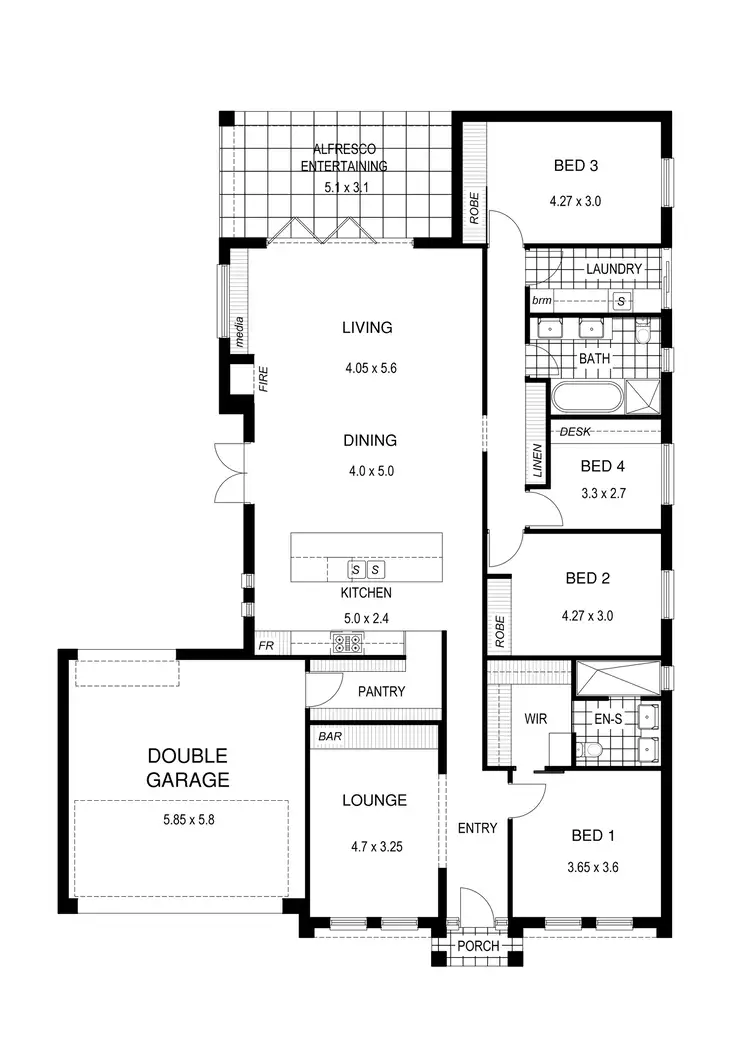 Floorplan of Homely house listing, 33 East Street, Hectorville SA 5073