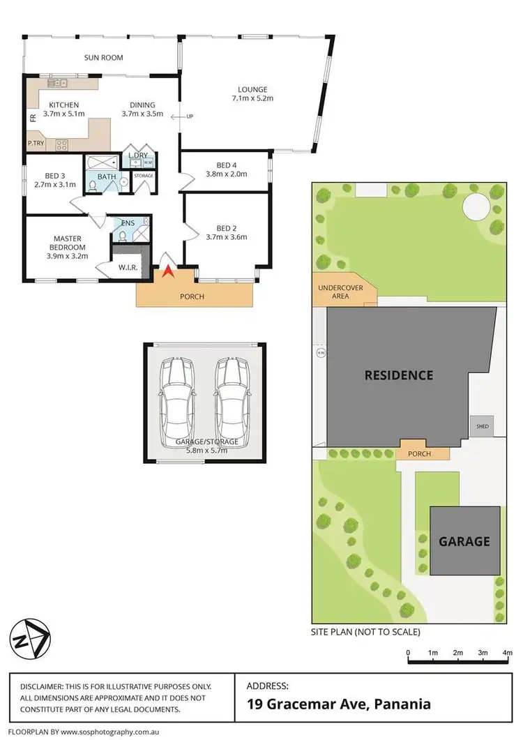 Floorplan of Homely house listing, 19 Gracemar Avenue, Panania NSW 2213