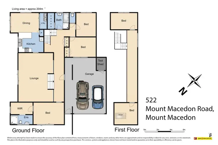 Floorplan of Homely house listing, 522 Mount Macedon Road, Mount Macedon VIC 3441