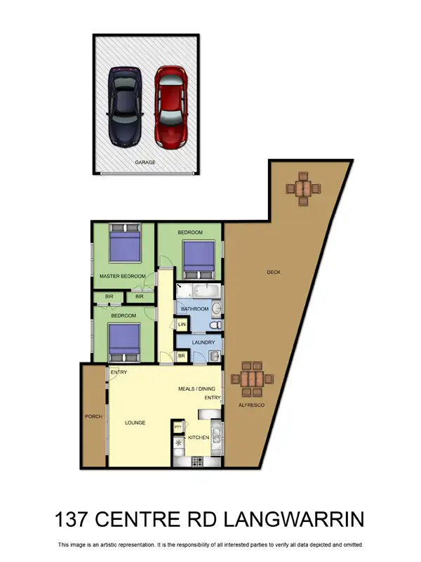 Floorplan of Homely house listing, 137 Centre Road, Langwarrin VIC 3910