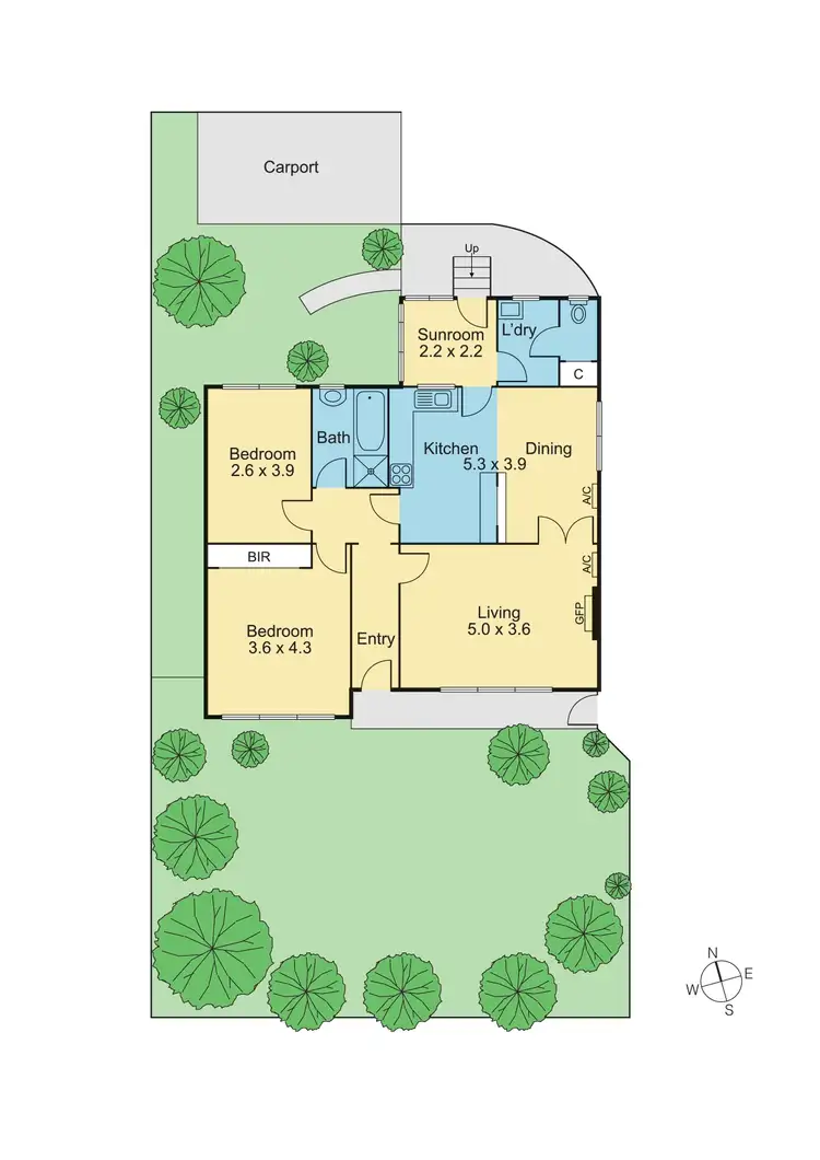 Floorplan of Homely unit listing, 1/259 Burwood Highway, Burwood East VIC 3151