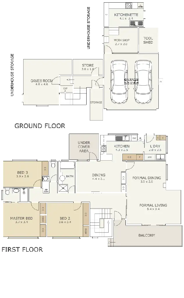 Floorplan of Homely house listing, 54 Winston Drive, Doncaster VIC 3108