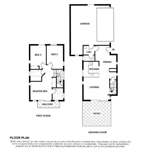 Floorplan of Homely townhouse listing, 2/12 Dinmore Street, Moorooka QLD 4105