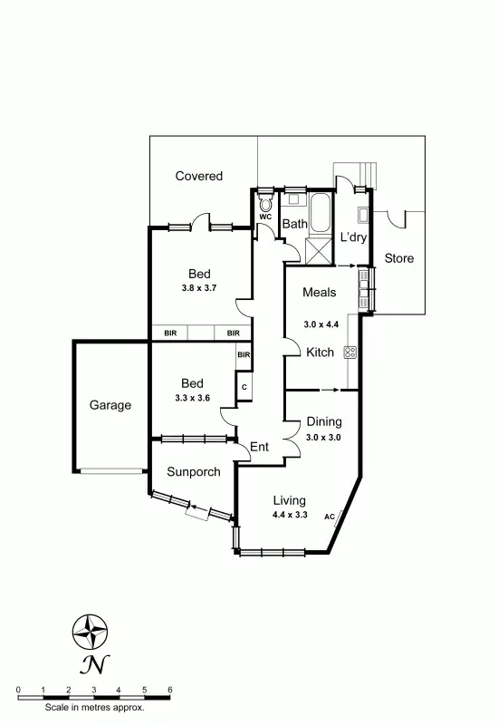 Floorplan of Homely unit listing, 2/11 Clinton Street, Brighton East VIC 3187
