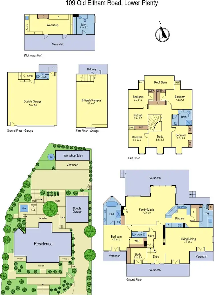 Floorplan of Homely house listing, 109 Old Eltham Road, Lower Plenty VIC 3093