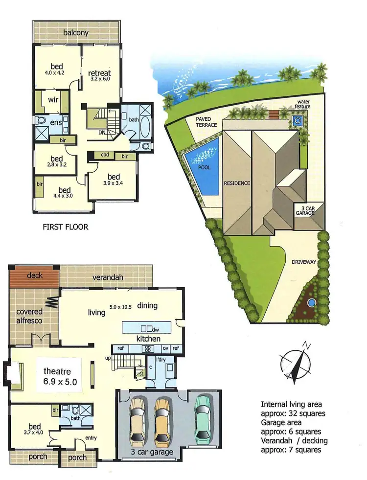 Floorplan of Homely house listing, 11 Bluewater Drive, Sandhurst VIC 3977