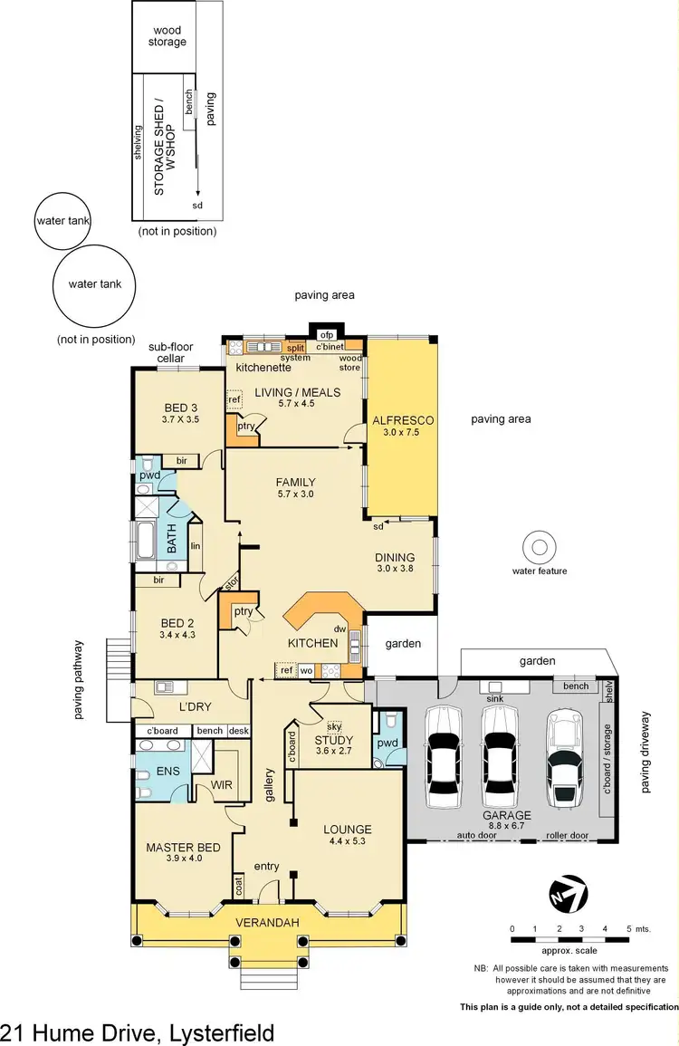 Floorplan of Homely house listing, 21 Hume Drive, Lysterfield VIC 3156