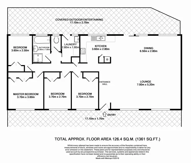 Floorplan of Homely house listing, 45 Cooroy Crescent, Yellow Rock NSW 2777