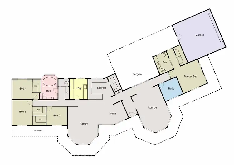 Floorplan of Homely house listing, 15 Leichardt Street, Beaufort VIC 3373