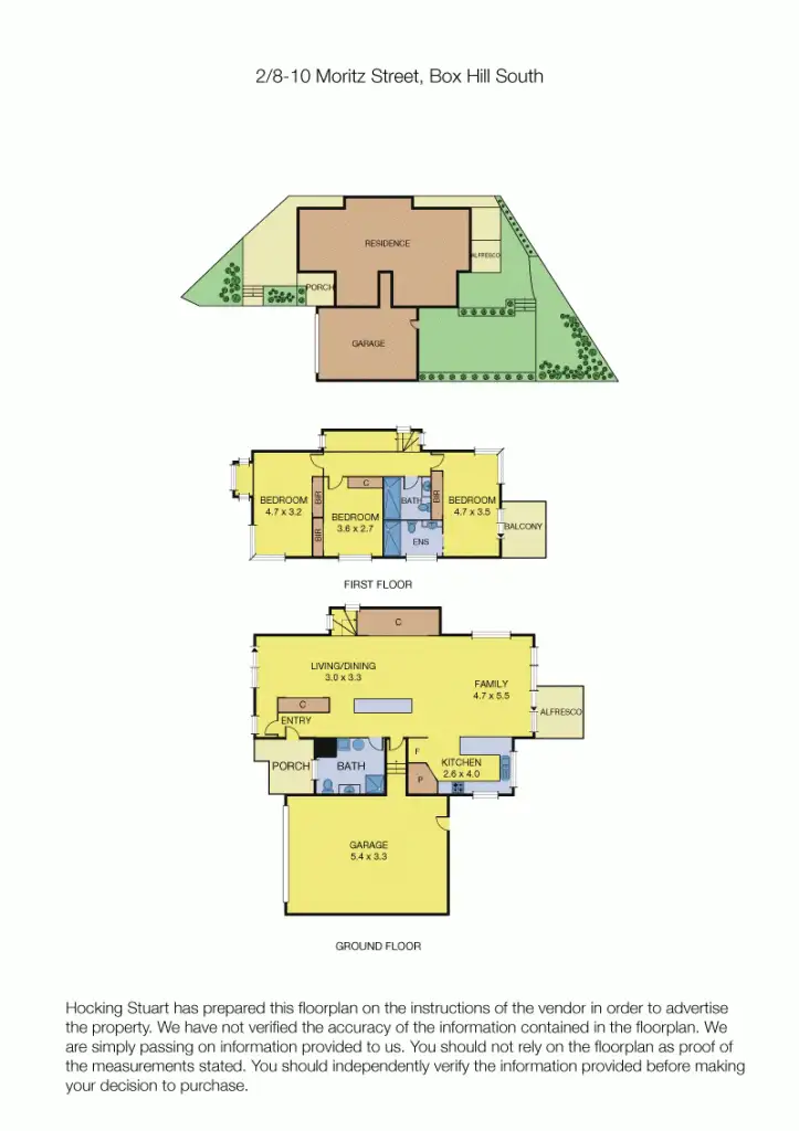 Floorplan of Homely townhouse listing, 2/8-10 Moritz Street, Box Hill South VIC 3128