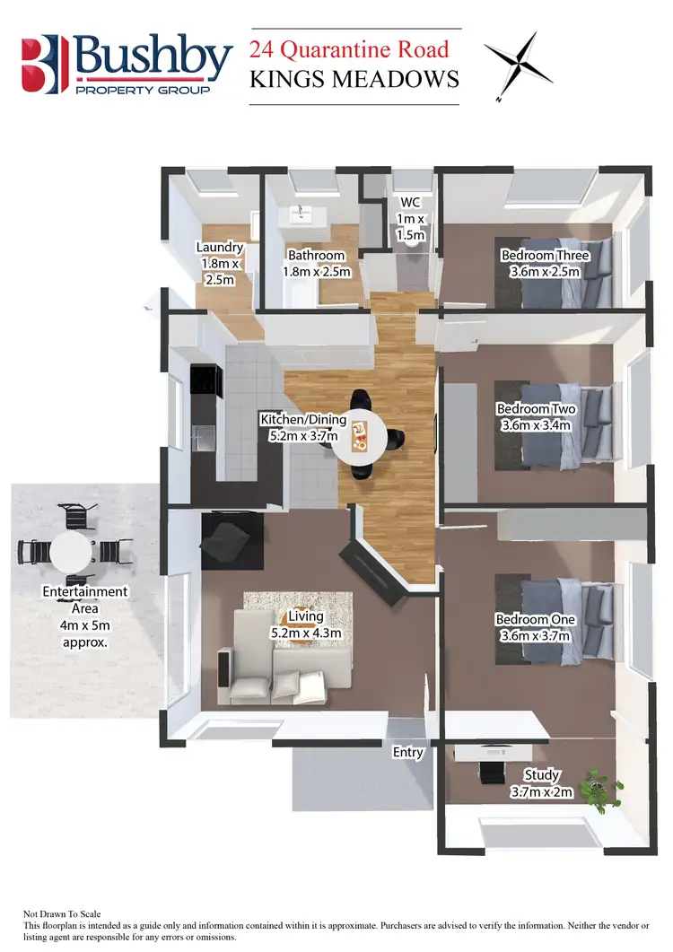 Floorplan of Homely house listing, 24 Quarantine Road, Kings Meadows TAS 7249