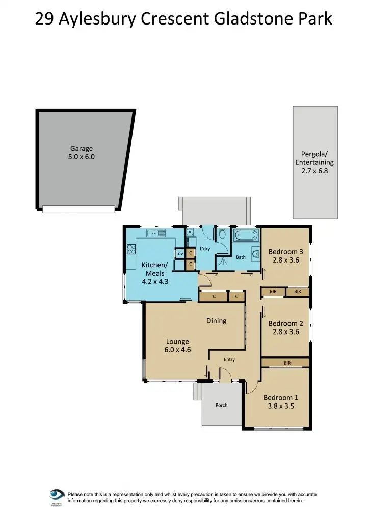 Floorplan of Homely house listing, 29 Aylesbury Crescent, Gladstone Park VIC 3043