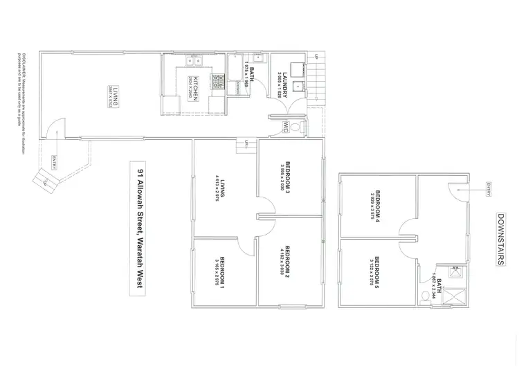 Floorplan of Homely house listing, 91 Allowah Street, Waratah West NSW 2298