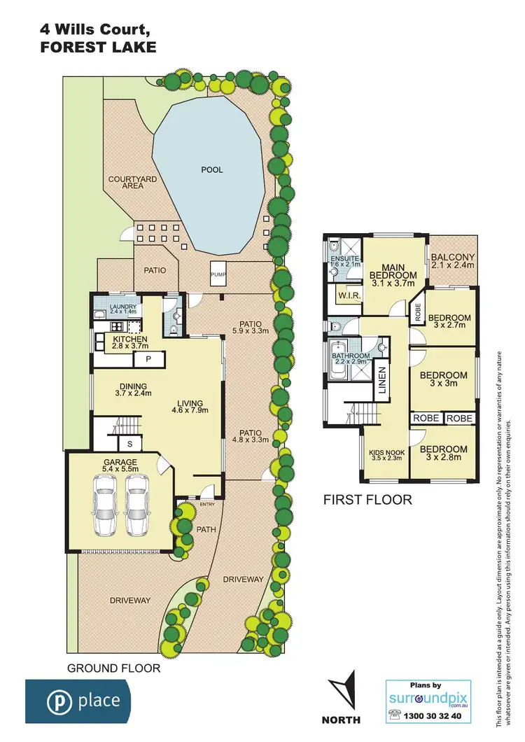 Floorplan of Homely house listing, 4 Wills Court, Forest Lake QLD 4078