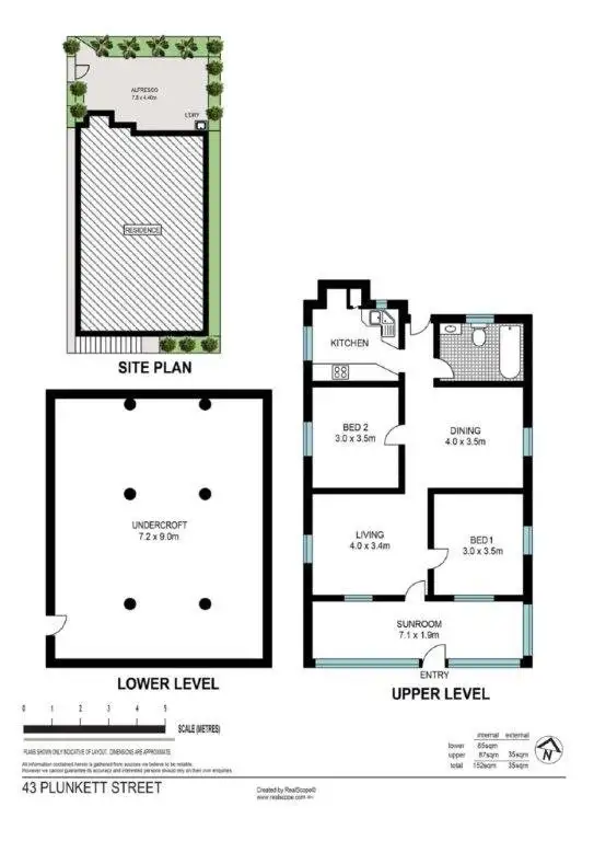 Floorplan of Homely house listing, 43 Plunkett Street, Paddington QLD 4064