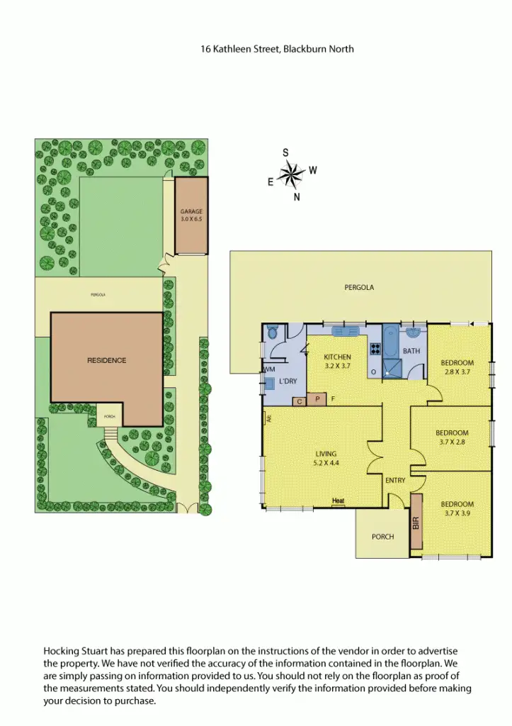 Floorplan of Homely house listing, 16 Kathleen Street, Blackburn North VIC 3130