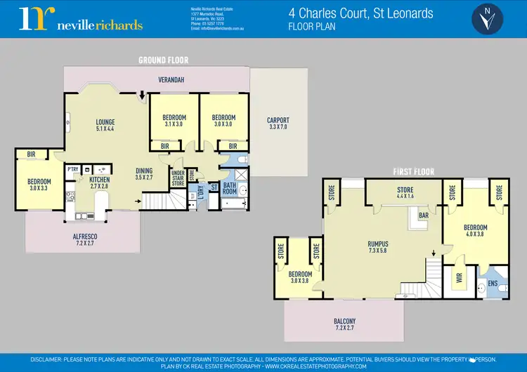 Floorplan of Homely house listing, 4 Charles Court, St Leonards VIC 3223
