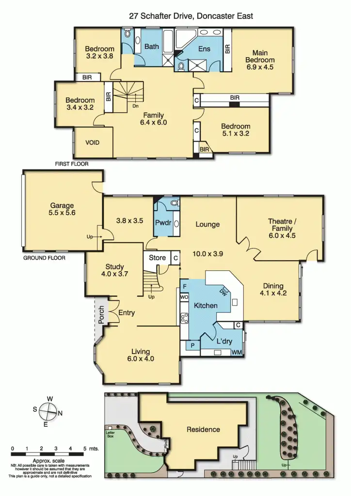 Floorplan of Homely house listing, 27 Schafter Drive, Doncaster East VIC 3109