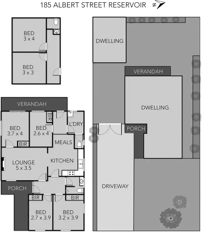 Floorplan of Homely house listing, 185 Albert Street, Reservoir VIC 3073