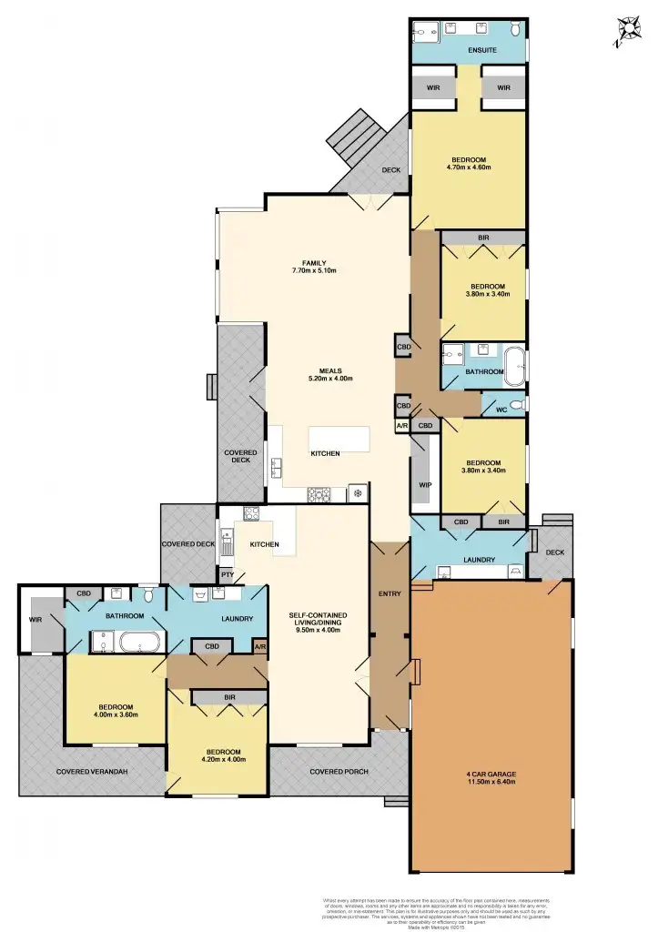 Floorplan of Homely house listing, 11 Roselea Place, Narre Warren North VIC 3804