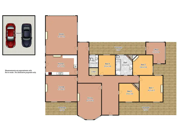Floorplan of Homely house listing, 3-5 Burralow Road, Kurrajong Heights NSW 2758