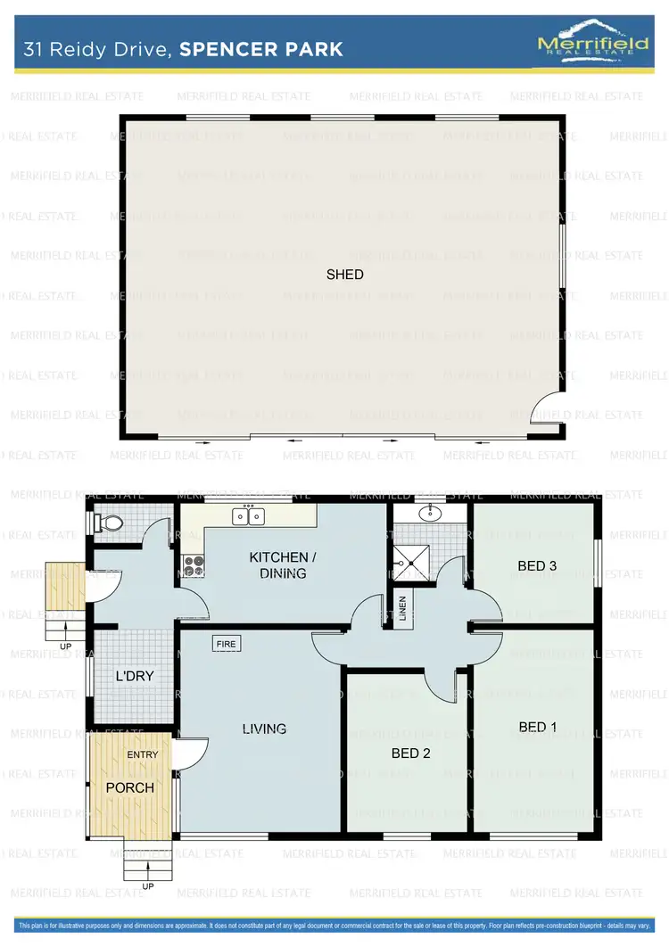 Floorplan of Homely house listing, 31 Reidy Drive, Spencer Park WA 6330